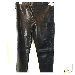 H&M faux leather leggings